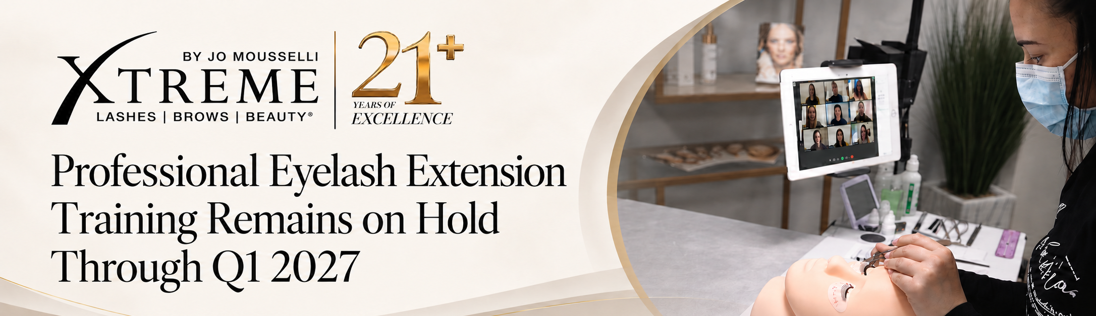 Professional Eyelash Extension Training Remains on Hold Through Q1 2027