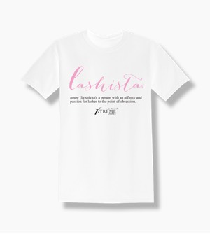 white xtreme lashes lashista t shirt front Thumbnail 1